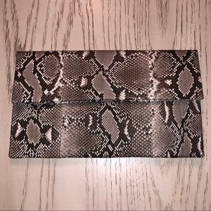 Genuine Python Skin Clutch